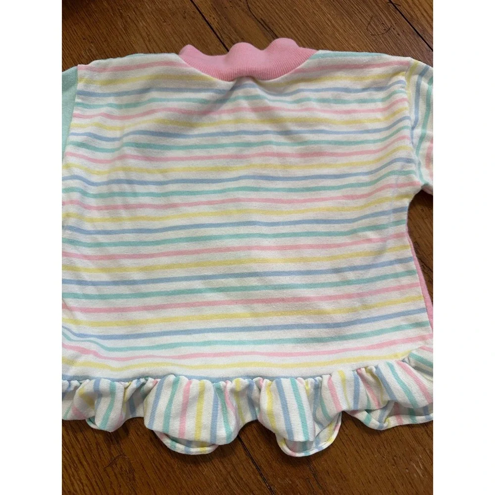 vtg buster brown‎ striped shirt with children 3T